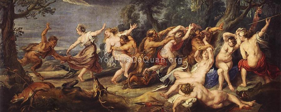 Diana and her Nymphs Surprised by the Fauns - 彼得·保罗·鲁本斯